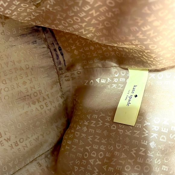 Kate Spade Red Patent Logo Perforated Tote - Picture 9 of 14